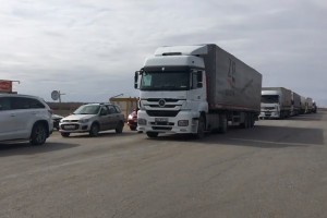 Астраханские пограничники рекомендуют заранее рассчитывать время для пересечения пункта пропуска «Караузек»