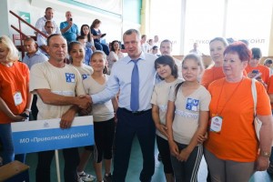 Врио губернатора Астраханской области  дал старт спартакиаде многодетных семей