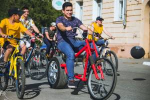 В Астрахани состоялся Большой велопарад Тинькофф