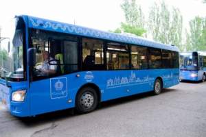 Астраханцев будут перевозить новые синие автобусы с кондиционерами