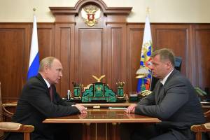 Путин встретился с новым врио Астраханской области