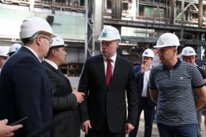 Новый глава Астраханской области Бабушкин ознакомился с производственными мощностями судостроительного завода «Лотос»