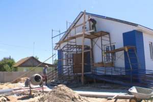 В селе Ленино Астраханской области завершаются работы по строительству ФАПа