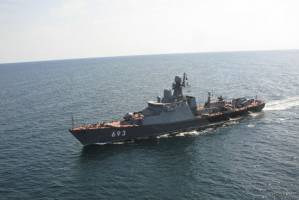 На Каспийской флотилии из-за жары запретили работы на верхних палубах кораблей
