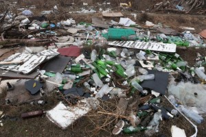 В Советском районе Астрахани ликвидировали мусорные завалы