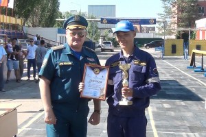 В Астрахани выбрали &#171;Лучшего пожарного&#187;