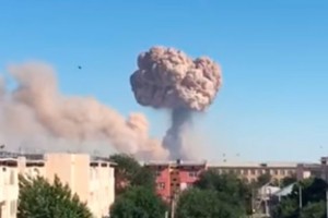 Самые мощные взрывы в воинской части в Казахстане прекратились