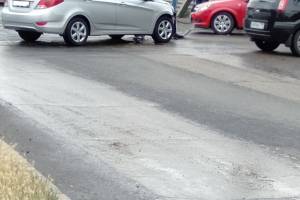 В Астрахани иномарка отлетела на пешехода