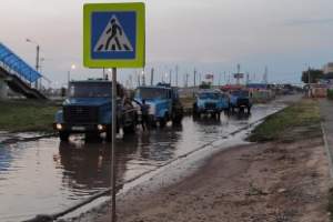 Последствия Астраханского потопа: ВИДЕО