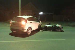 Этой ночью в Наримановском районе пострадал мотоциклист