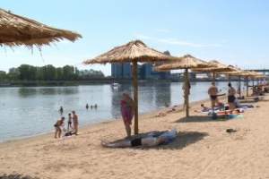 В Астрахани открылся благоустроенный пляж
