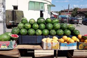 Астраханские арбузы и дыни &#8212; репортаж с рынка
