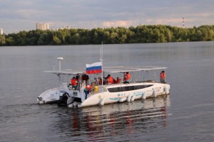 Учёные проплывут из Астрахани по Волге и Дону на катамаране на солнечных батареях