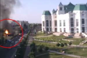 Эксклюзив: очередной пожар на улице Москвоской