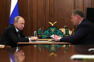 Врио главы Астраханской области Игорь Бабушкин доложил президенту о положении дел в регионе
