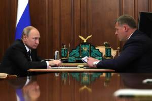 Владимир Путин встретился с врио астраханского губернатора Игорем Бабушкиным
