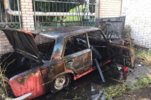 За прошедшие сутки в области сгорели два автомобиля