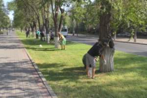 В Астрахани прошел общегородской «День чистоты»