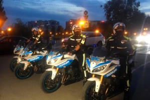 Волгоградский мотовзвод задержал пятерых пьяных мотоциклистов