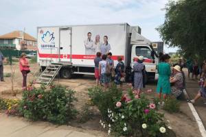 Астраханский «Поезд здоровья» начал работу в Лиманском районе