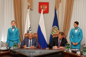 Игорь Бабушкин и Вагит Алекперов подписали соглашение о сотрудничестве