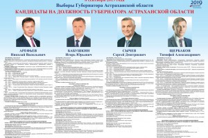 В Астраханской области выбирают губернатора