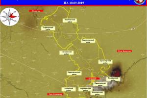 Астраханцев предупредили о возможном запахе гари из-за пожаров на границе с Казахстаном