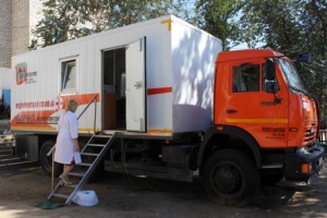 В  Камызякском районе мобильный маммографаф будет находиться до конца апреля