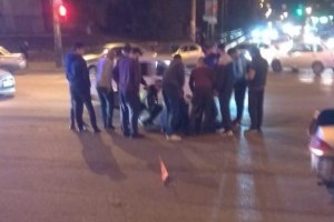 На улице Софьи Перовской сбили пешехода. Видео