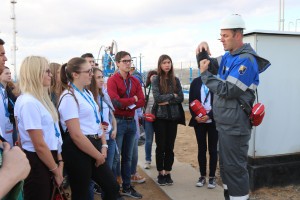 Производственные объекты ООО «Газпром добыча Астрахань» посетили студенты опорных вузов ПАО «Газпром»