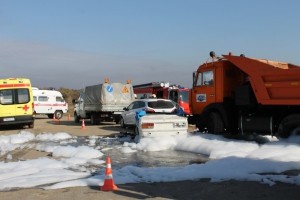 В Икрянинском районе прошло комплексное учение по реагированию экстренных служб Астраханской области на дорожно-транспортное происшествие