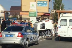 В Астрахани произошли две аварии с автомобилями скорой помощи