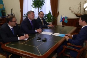 Игорь Бабушкин встретился с консулом Реcпублики Казахстан в Астрахани
