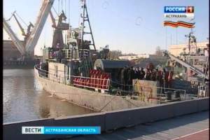 Корабли Каспийской флотилии отправились в Волгоград