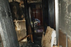 При пожаре в центре города погибла пенсионерка