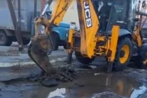Авария на сетях водоснабжения произошла в Астрахани