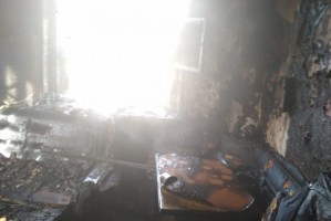 При пожаре в Ахтубинске пострадали люди