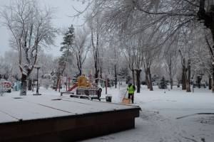 Астраханцам обещают снегопад