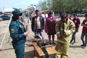 Соревнования в Икрянинском районе, посвященные  366-й годовщине со дня образования Российской пожарной охраны