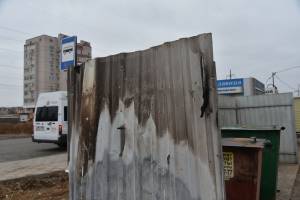 В Астрахани неизвестные портят новые контейнерные площадки
