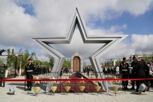 Вчера в Трусовском районе Астрахани открылась Аллея воинской славы