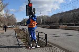 На дорогах Астрахани появились новые светофоры