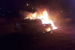 В Астрахани за сутки сгорели три автомобиля