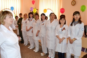 Медсестры кардиодиспансера собрались на праздничное мероприятие