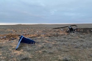 В астраханских степях упал вертолет, погиб владелец фирмы ООО «Аэросоюз Волгоград»