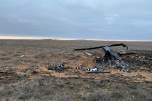 Причиной крушения вертолёта Robinson под Астраханью мог стать сильный ветер