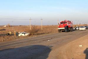 Три человека пострадали в ДТП на трассе «Волгоград – Астрахань»