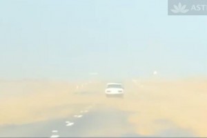 Без комментариев: на Астрахань налетела пыльная буря