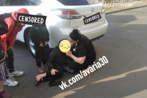 В Астрахани ребенок попал под машину