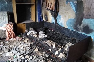 Под Астраханью загорелся жилой дом